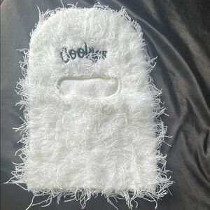 Cookies White Fluffy Face Mask